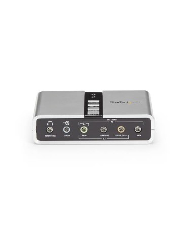 Tarjeta de Sonido 7,1 USB Externa Adaptador Conversor puerto SPDIF Audio Digital Óptico