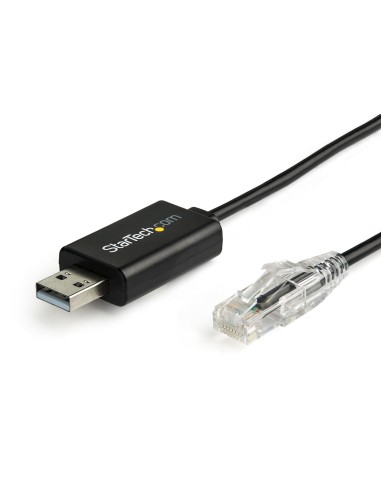 Cable de 1,8m Rollover para Consola Cisco - USB a RJ45