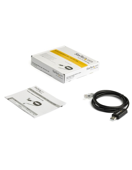 Cable de 1,8m Rollover para Consola Cisco - USB a RJ45