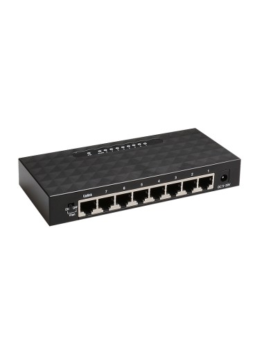 GES8000 No administrado Gigabit Ethernet (10/100/1000) Negro