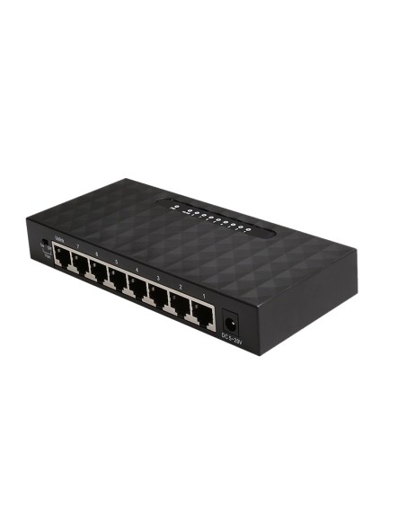 GES8000 No administrado Gigabit Ethernet (10/100/1000) Negro