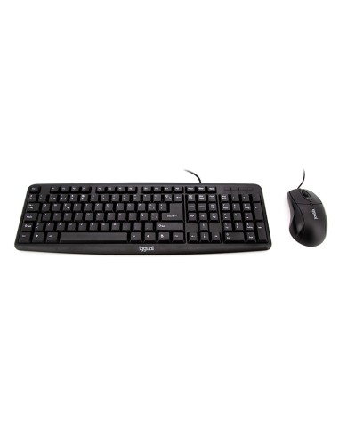 COM-CK-BASIC teclado USB QWERTY Español Negro