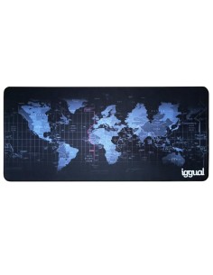 IGG316887 alfombrilla para ratón Alfombrilla de ratón para juegos Negro, Azul 2