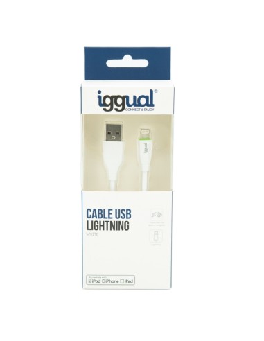 IGG316955 cable de conector Lightning 1 m Blanco