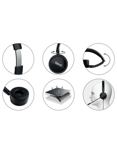 Auriculares con micro Dual Tech USB/3.5 mm