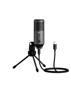 Micrófono condensador Podcasting Pro gris 2