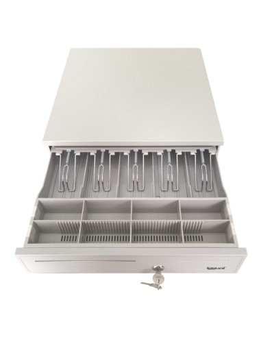 Cajón Portamonedas IRON-50W 42cm 5+8 blanco