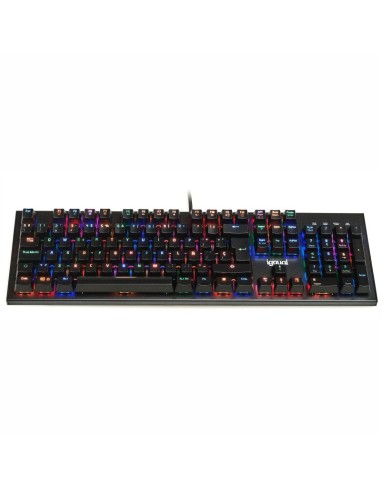 Teclado gaming mecánico OBSIDIAN RGB negro