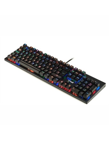 Teclado gaming mecánico OBSIDIAN RGB negro