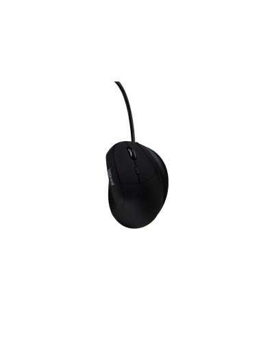 Ratón vertical USB ERGO-V 2400DPI negro