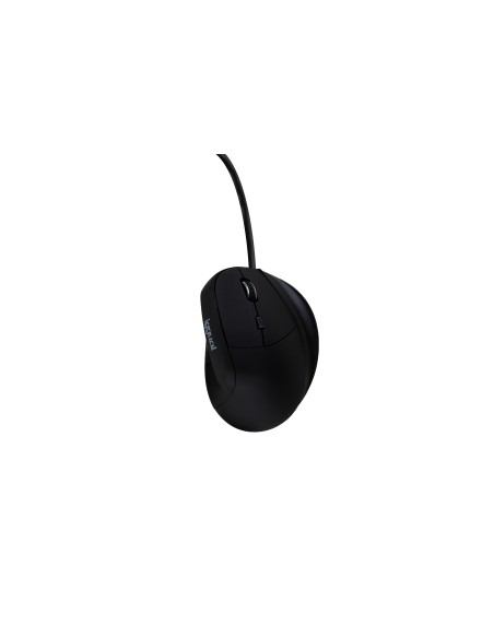 Ratón vertical USB ERGO-V 2400DPI negro
