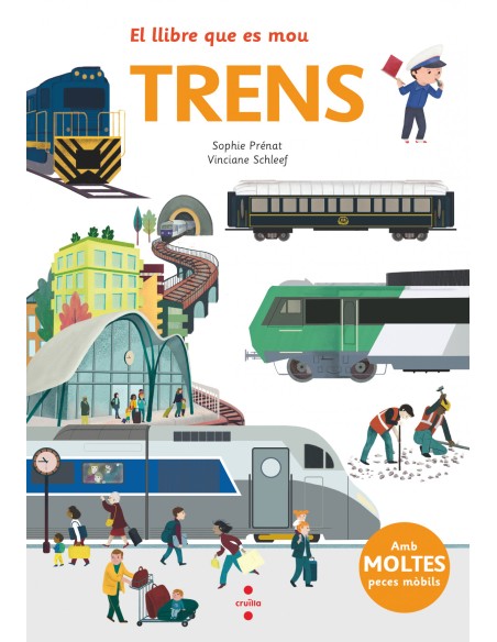 El llibre que es mou Trens