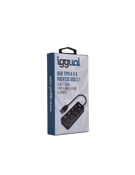 Hub tipo A x 4 puertos USB 3.1 4 buttons