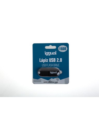 Lápiz USB 2.0 16GB PEN16 negro