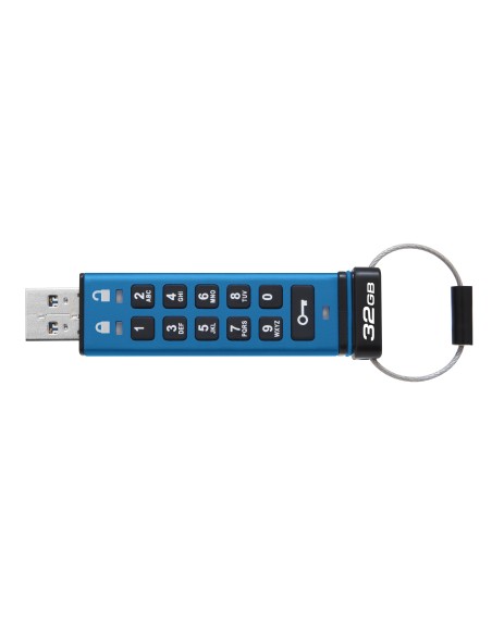 IronKey Keypad 200 unidad flash USB 32 GB USB tipo A 3.2 Gen 1 (3.1 Gen 1) Azul