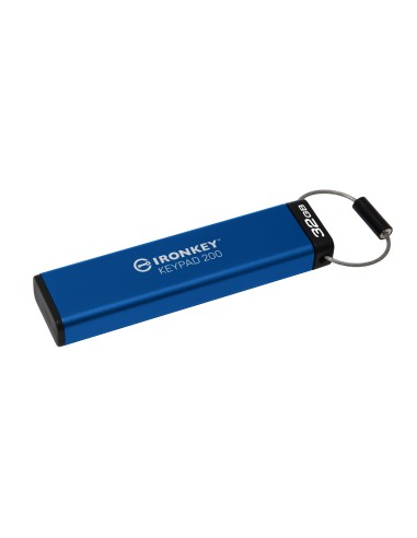 IronKey Keypad 200 unidad flash USB 32 GB USB tipo A 3.2 Gen 1 (3.1 Gen 1) Azul