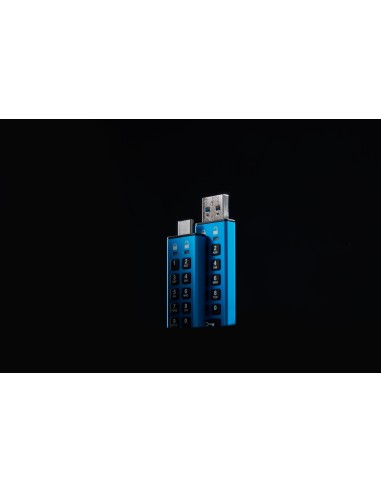 IronKey Keypad 200 unidad flash USB 32 GB USB tipo A 3.2 Gen 1 (3.1 Gen 1) Azul