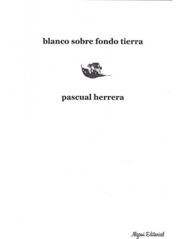 Blanco sobre fondo tierra