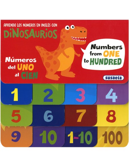 Aprendo los numeros en ingles con dinosaurios