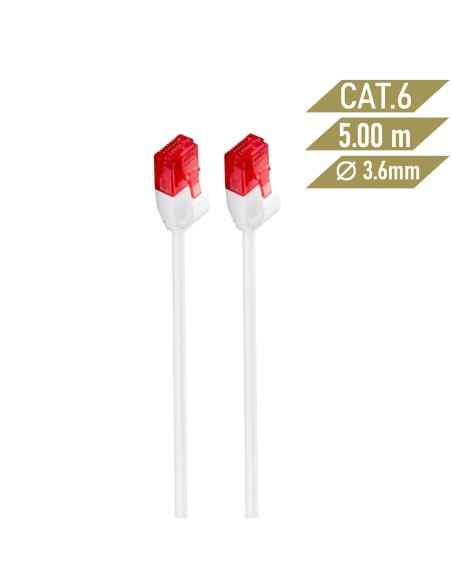 IM1041 cable de red Blanco 5 m Cat6 U/UTP (UTP)