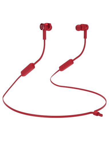 AKEN Auriculares Dentro de oído, Banda para cuello Bluetooth Rojo