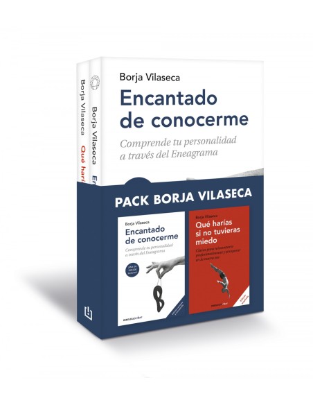 Pack Borja Vilaseca contiene Encantado de conocerme Que harias si no tuvieras miedo