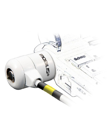 Corporate Key cable antirrobo Blanco 1,8 m