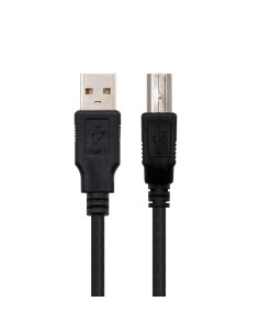 CABLE USB 2.0 IMPRESORA, TIPO A/M-B/M, NEGRO, 3.0 M 2