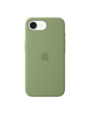 Funda de silicona con MagSafe para el iPhone 17e - Musgo claro