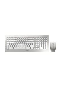 DW 8000 teclado Ratón incluido RF inalámbrico QWERTY Español Plata, Blanco 2
