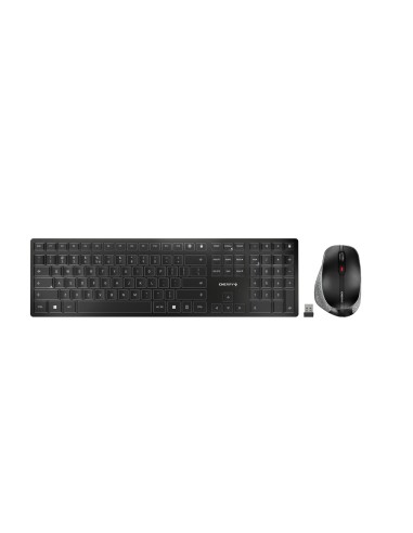 DW 9500 SLIM teclado Ratón incluido RF Wireless + Bluetooth QWERTY Español Negro, Gris