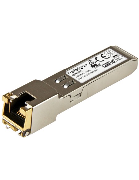 Módulo Transceptor SFP Compatible con el Modelos JD089B de HPE - 1000BASE-T - SFP a RJ45 Cat6 / Cat5e - SFP Ethernet Gigabit de