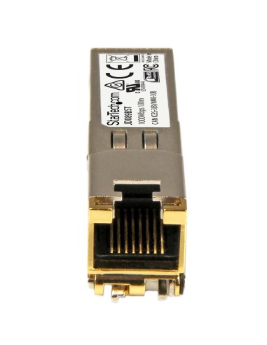 Módulo Transceptor SFP Compatible con el Modelos JD089B de HPE - 1000BASE-T - SFP a RJ45 Cat6 / Cat5e - SFP Ethernet Gigabit de