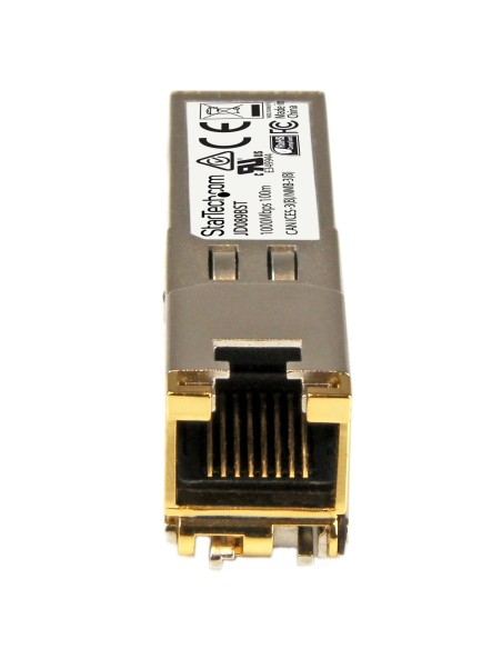Módulo Transceptor SFP Compatible con el Modelos JD089B de HPE - 1000BASE-T - SFP a RJ45 Cat6 / Cat5e - SFP Ethernet Gigabit de