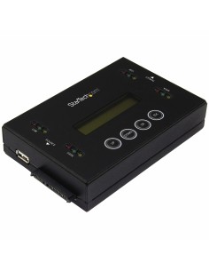 Clonador y Borrador Independiente 1:1 para Memorias USB y Unidades de Disco Duro y SSD SATA - con Pantalla LCD - TAA - Independi