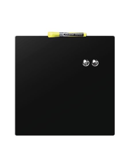 Pizarra hogar magnética 360x360mm negra