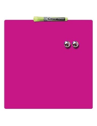 Pizarra hogar magnética 360x360mm rosa