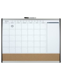 Combo organizador mensual + tablero corcho (585 x 430 mm)