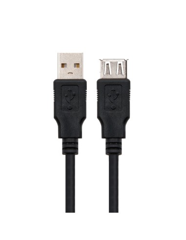 CABLE USB 2.0, TIPO A/M-A/H, NEGRO, 3.0 M