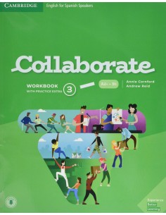 Collaborate English for Spanish Speakers workbook with Practice Extra and Collaboration Plus Level 3