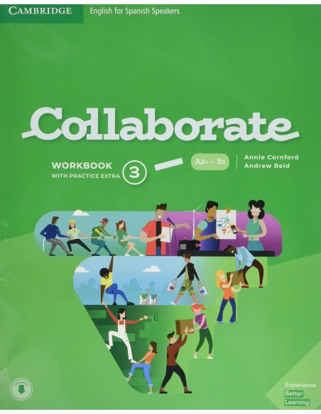 Collaborate English for Spanish Speakers workbook with Practice Extra and Collaboration Plus Level 3