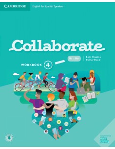 Collaborate English for Spanish Speakers workbook with Practice Extra and Collaboration Plus Level 4