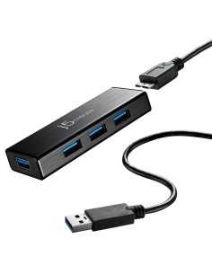 JUH340-N Mini HUB USB 3.0 de 4 puertos - UE/RU 2