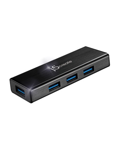 JUH340-N Mini HUB USB 3.0 de 4 puertos - UE/RU