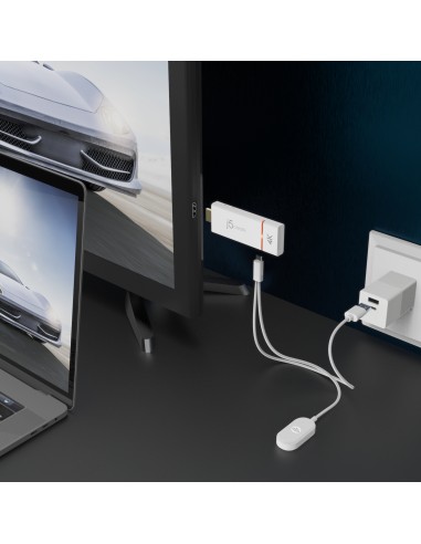 JVAW76-N Adaptador de pantalla inalámbrico ScreenCast 4K HDMI