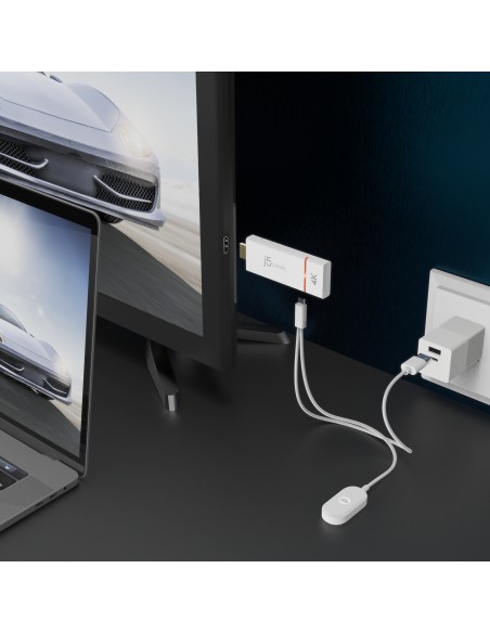 JVAW76-N Adaptador de pantalla inalámbrico ScreenCast 4K HDMI