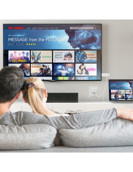 JVAW76-N Adaptador de pantalla inalámbrico ScreenCast 4K HDMI