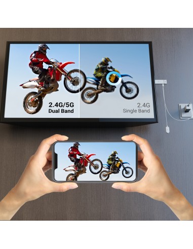 JVAW76-N Adaptador de pantalla inalámbrico ScreenCast 4K HDMI