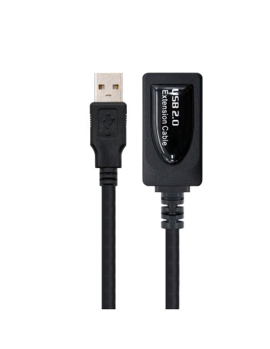CABLE USB 2.0 PROLONGADOR CON AMPLIFICADOR, TIPO A/M-A/H, 5.0 M