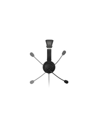 Auriculares USB-A clásicos con micrófono y control de volumen